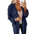 thumbnail image 1 of up to 60% off Gifts wycnly Womens Corduroy Jacket Womens Shacket Coat Long Sleeve Button Down Lapel Casual Solid Shirt Jacket Loose Pocket Fall Comfy Outerwear Winter Corduroy Jacket, 1 of 5
