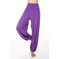 thumbnail image 1 of up to 60% off Gifts Usmixi Womens Sports Yoga Long Pants Fashion High Waist Plus Size Lantern Trousers Casual Solid Lightweight Workout Pleated Pants Purple l, 1 of 7