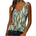 thumbnail image 1 of up to 60% off Gifts Usmixi Womens Tank Tops Fashion Loose Fit Lightweight Ladies Going out Tank Tee Tops Summer Trendy Color Patchwork U-Neck Sleeveless Shirts Blouse Gray l, 1 of 7