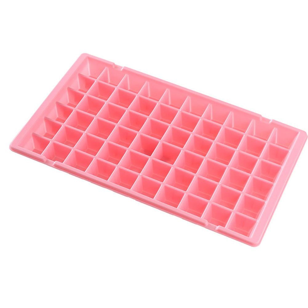 60 Grid Pink Plastic Thickened 60/96 Grid Ice Cube Creative Ice Making ...