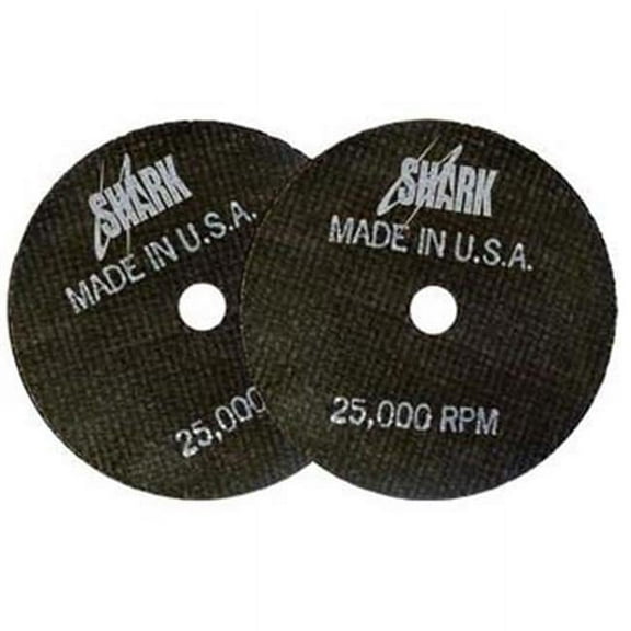 60 Grit Aluminum Oxide Cut-Off Wheel - 3 x 0.03 x 0.37 in. - Pack of 10