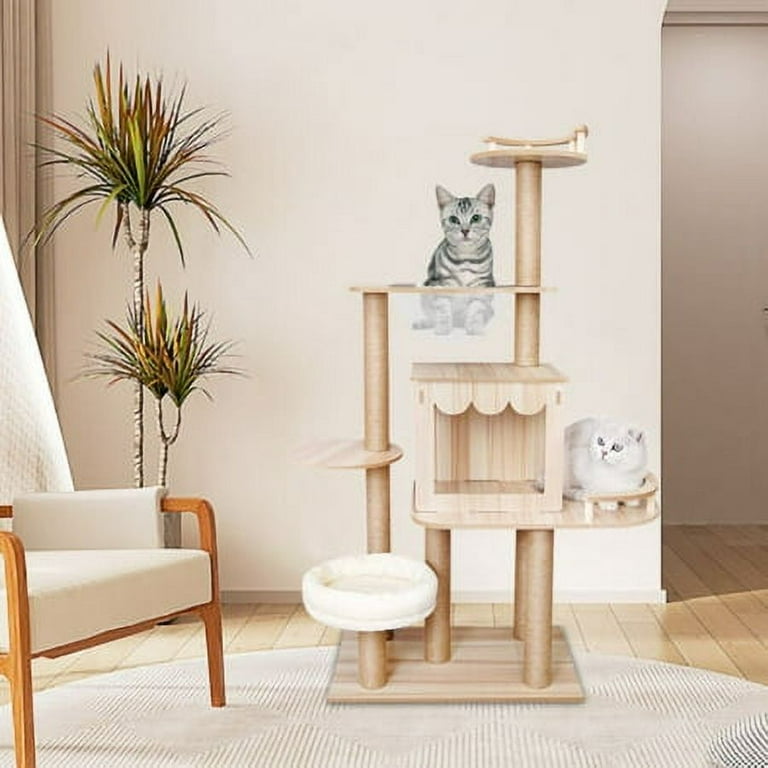Cat tree tower condo scratcher discount