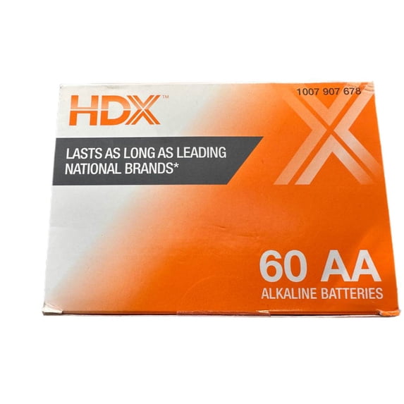 60-HDX AA BATTERIES ALKALINE