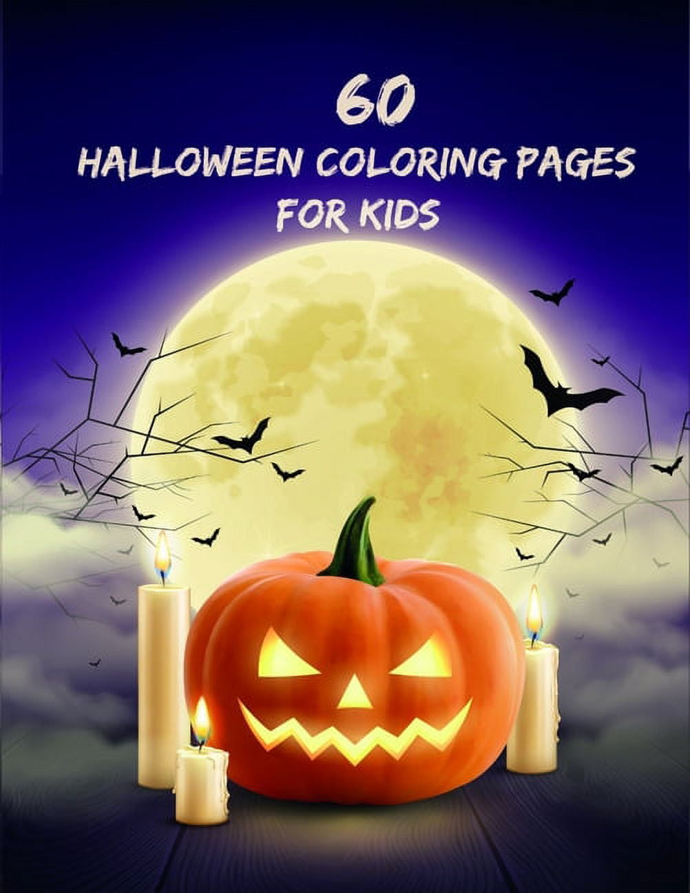 60 Halloween Coloring Pages for Kids Spooky Coloring Book for Kids