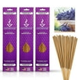 thumbnail image 1 of 60 Hand Dipped Incense Sticks Lavender Scent Relax Aroma Therapy Home Fragrance, 1 of 5