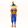 thumbnail image 1 of 60" Hanging Scarecrow with Pumpkin Design - A Festive Fall Accent, 1 of 1