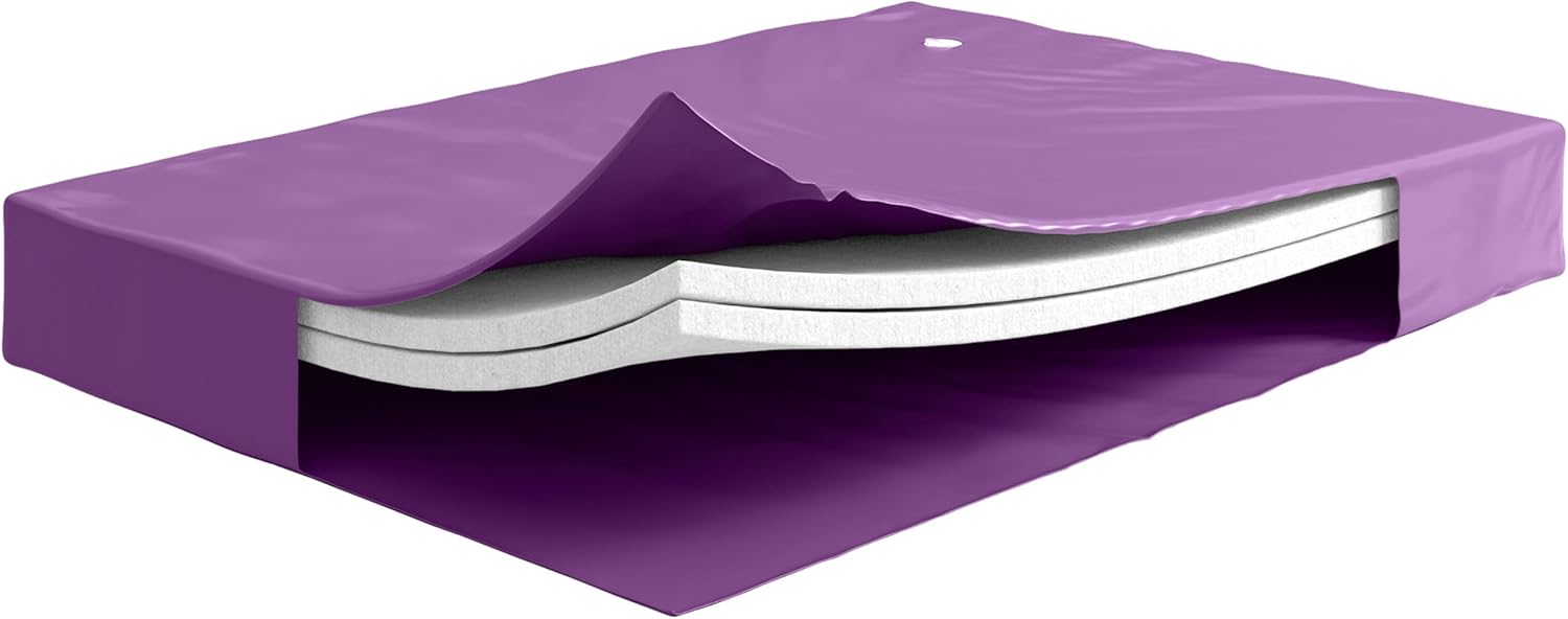 60, Hardside Water Bed Mattress, Contains Two Reducing Fiber Layers