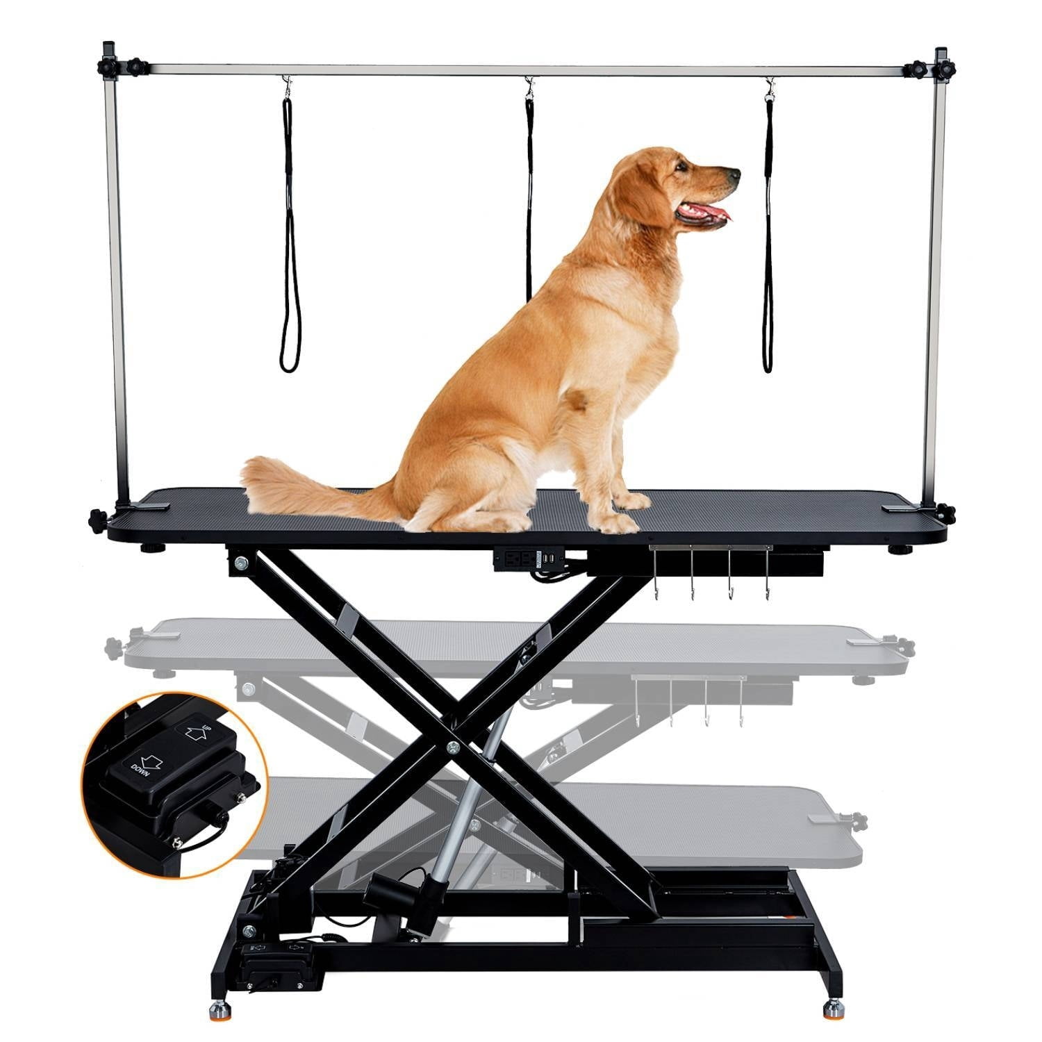 Stunning Large Breed Dog Grooming Tables With Height Adjustment image