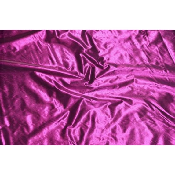 60" INCH Tissue Lame Fabric by Yard Shiny Decoration Metallic 8 COLORS Wedding", Hot Pink Fuchsia