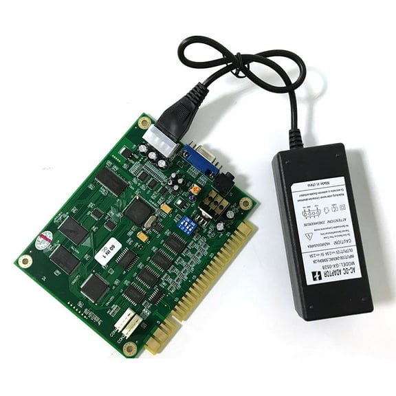 60 In 1 Easy Installation CGA VGA Output Multicade PCB Vertical Game Board