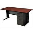 thumbnail image 1 of 60 In. Single Ped Desk - Mahogany, 1 of 1