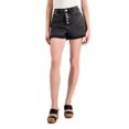 thumbnail image 1 of $60 Inc International Concepts Womens High Rise Button-Fly Shorts Black Size 10, 1 of 3