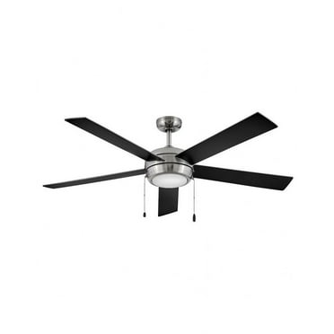 Hinkley Lighting - Croft - 60 Inch 5 Blade Ceiling Fan with Light Kit-Brushed