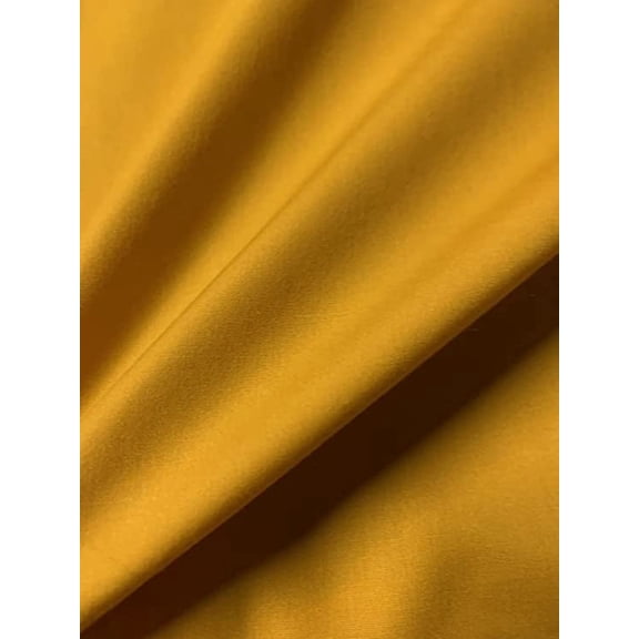 Burlap Fabrics Broadcloth Fabric Gold - 60 Inch Wide Cotton Poly Blend Sold by the Yard