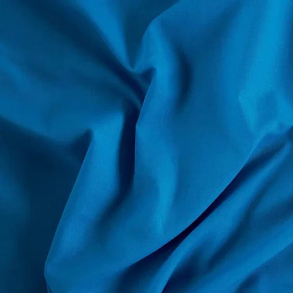 Burlap Fabrics Broadcloth Fabric Turquoise - 60 Inch Wide Cotton Poly Blend Sold by the Yard