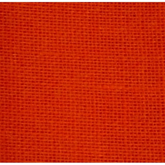 Burlap Fabrics Colored Burlap Tangerine - 57 to 60 Inch Wide 11oz Tight Weave Sold by the Yard