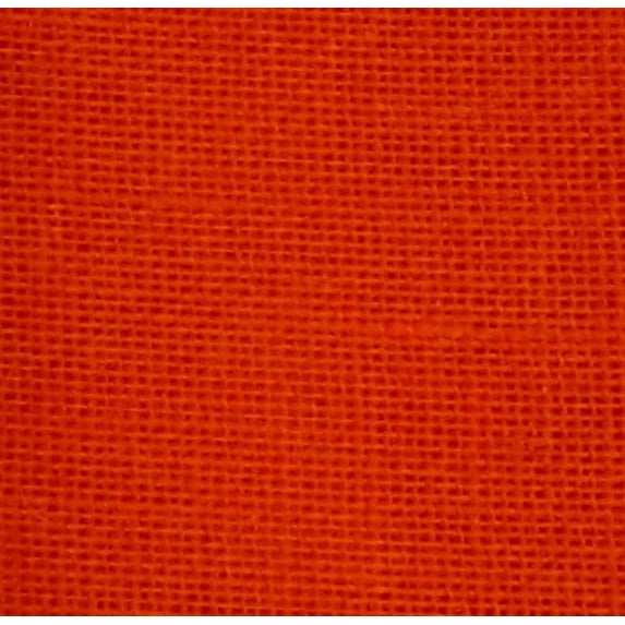 Burlap Fabrics Colored Burlap Tangerine - 57 to 60 Inch Wide 11oz Tight Weave Sold by the Yard
