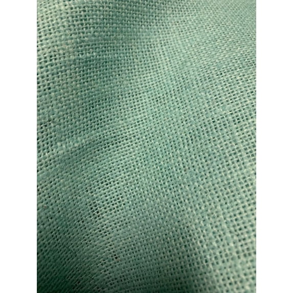 Burlap Fabrics Colored Burlap Mint - 57 to 60 Inch Wide 11oz Tight Weave Sold by the Yard