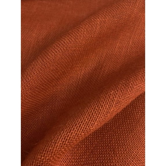 Burlap Fabrics Colored Burlap Burnt Sienna - 57 to 60 Inch Wide 11oz Tight Weave Sold by the Yard