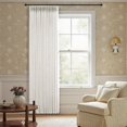 60 Inch Extra Wide Linen Pinch Pleated Curtain Panel, 84 Inches Long ...