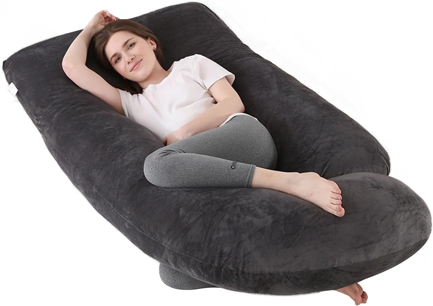60 Inch Full Body Pregnancy Pillows for Sleeping Cooling Pregnancy ...