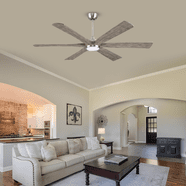 Hunter Mill Valley 52 Inch Ceiling Fan With LED Light – Matte Black, Rustic Style, Pull Chain, Damp Rated