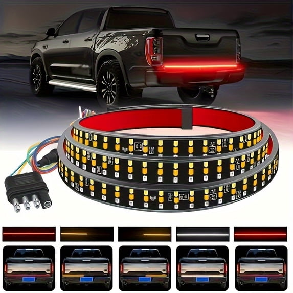 60 Inch LED Rear Light Bar, Flowing LED Decor Strip, 12V Automotive ...