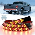 thumbnail image 1 of 60-Inch LED Tailgate Light Bar for Trucks – Arrow Design Brake Turn Signal Strip with 432 LEDs, 4-in-1 Running/Brake/Turn/Reverse Lights, Waterproof Flexible Strip for Pickup Trucks, SUVs, Trailers, 1 of 9