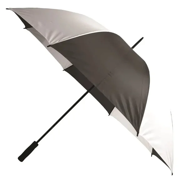 60 Inch Large Golf Rain Umbrella In Black And White For Golf Bag