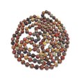 thumbnail image 1 of 60 Inch Matte Finish Picasso Jasper Multi-layer Long Endless Infinity Beaded Necklace, 1 of 2