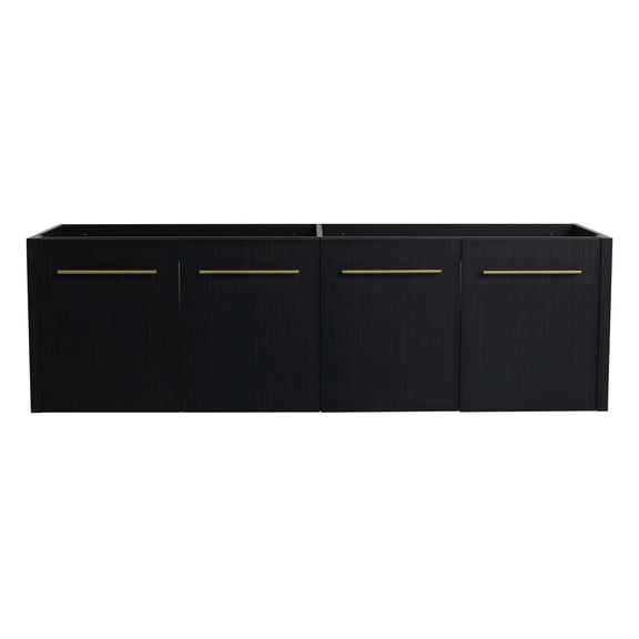 60 Inch Modern Vanity Cabinet / Ample Storage for Essentials / Bathroom Makeover