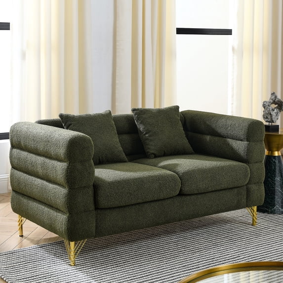 60-Inch Oversized 2 Seater Sofa / Comfortable for Bedroom and Office
