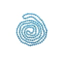 thumbnail image 1 of 60 Inch Polished Blue MagnesiteTurquoise Multi-layer Long Endless Infinity Beaded Necklace., 1 of 1