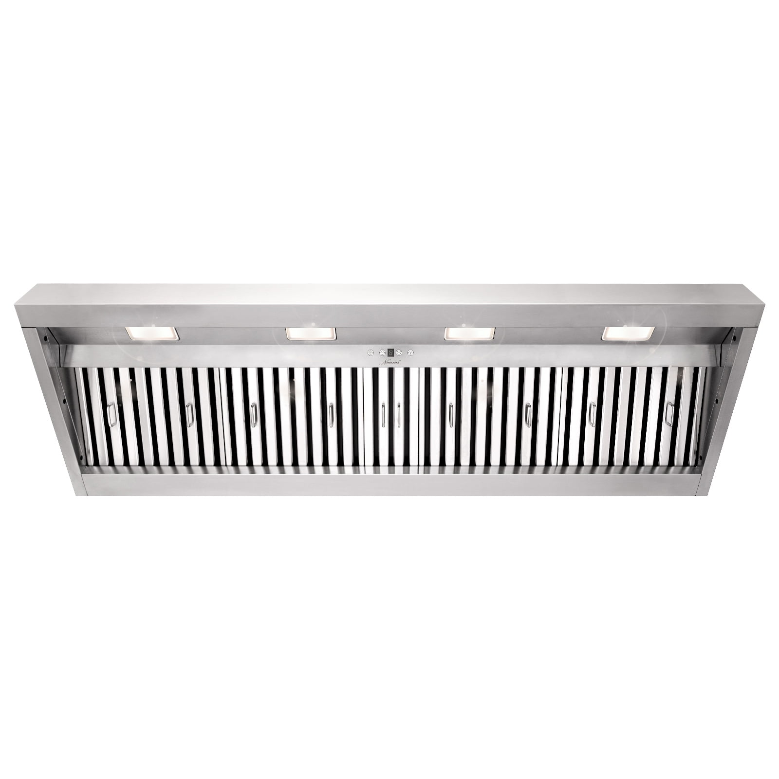 60 Inch Stainless Steel Ultra Quiet Range Hood Insert with Charcoal Filters