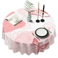 thumbnail image 1 of 60 Inch Round Lace Tablecloth Water Resistant Washable, Monarch Butterfly Aesthetic, 1 of 5