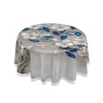 thumbnail image 1 of 60 Inch Round Tablecloth with White Lace Trim Fall Table Cover for Elegant Dining Decor Stunning Tree, 1 of 8