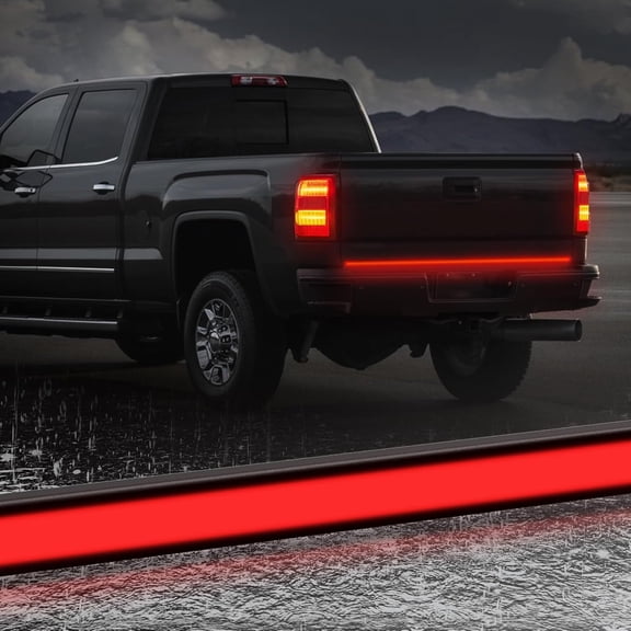 60 Inch Tailgate Light Bar,  Frame  Tailgate Light Strip for , Pickup,Trailer with Red Running  & Squential Turn Signal