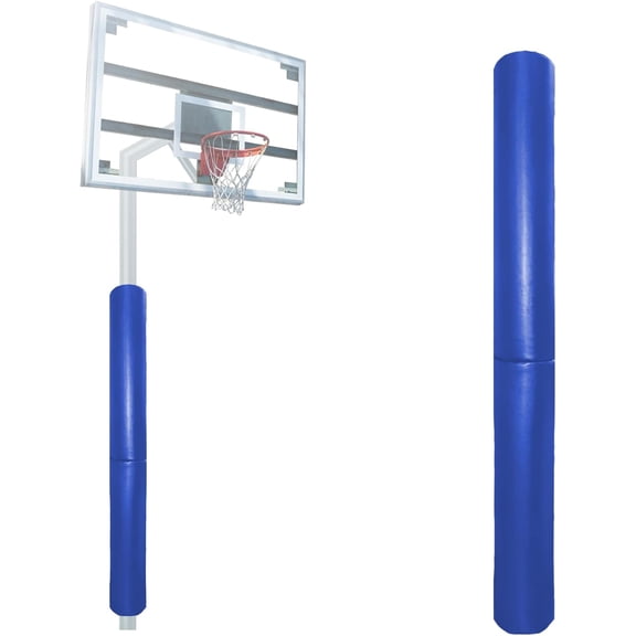 60 Inch Tall Round Pole Padding - Heavy Duty 2 Thick Foam Wrap Around Round and Square Post Pad for 3-4 Diameter Basketball Pole, Swing Pole, Electric Pole & More,Easy Install with Unique Design