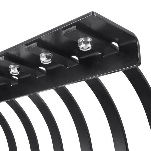 60 Inch Tow Behind Landscape Dethatcher Rake with 21 Steel Coil Tines for 48 or 60 Inch Toolbars and 3 Point Hitch Systems