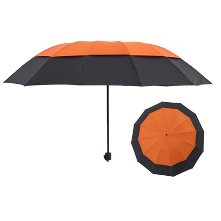 60-Inch Windproof Umbrella for Camping & Beach – Heavy-Duty, UV Protection, Waterproof, Compact for Outdoor Use, Travel & Work (Base Not Included)