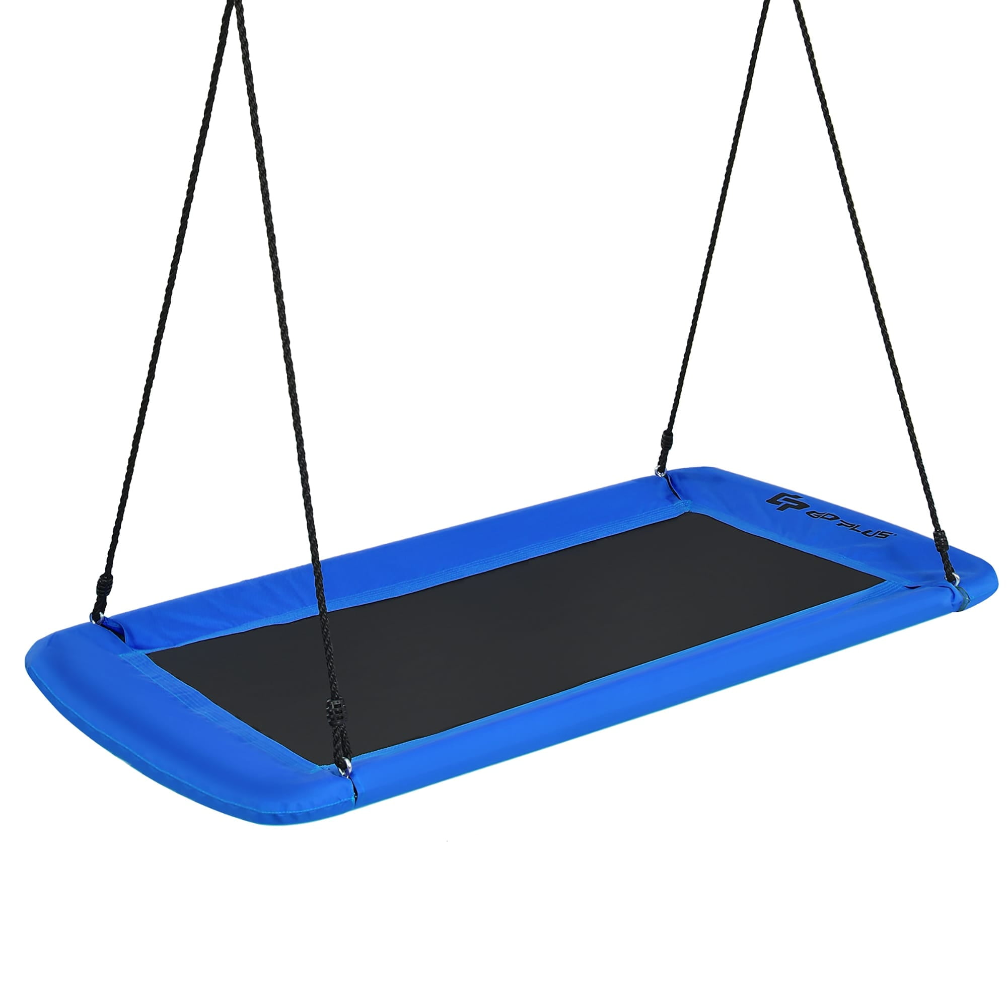 60 Inches Platform Saucer Tree Swing Set Outdoor Rectangle Swing