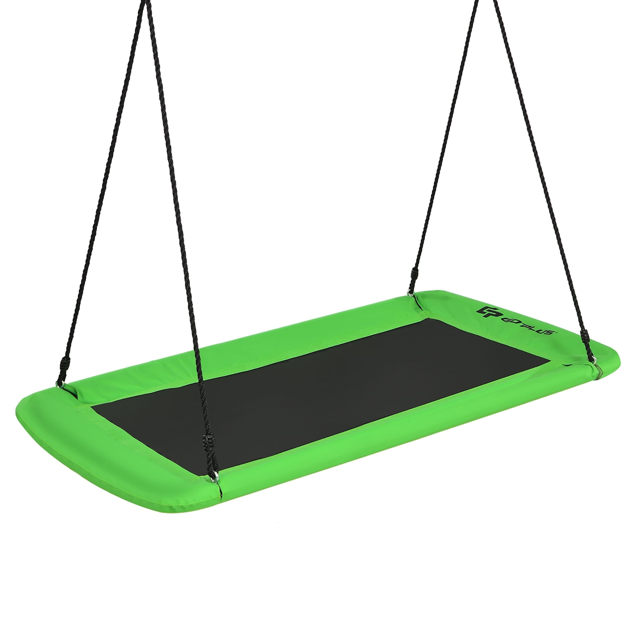60 Inch Adjustable Saucer Swing Set - Blue & Black