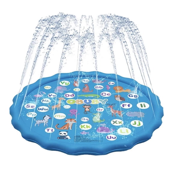 60 Inflatable Water Splash Sprinkler Pad Mat , Summer Play Spray Pool New