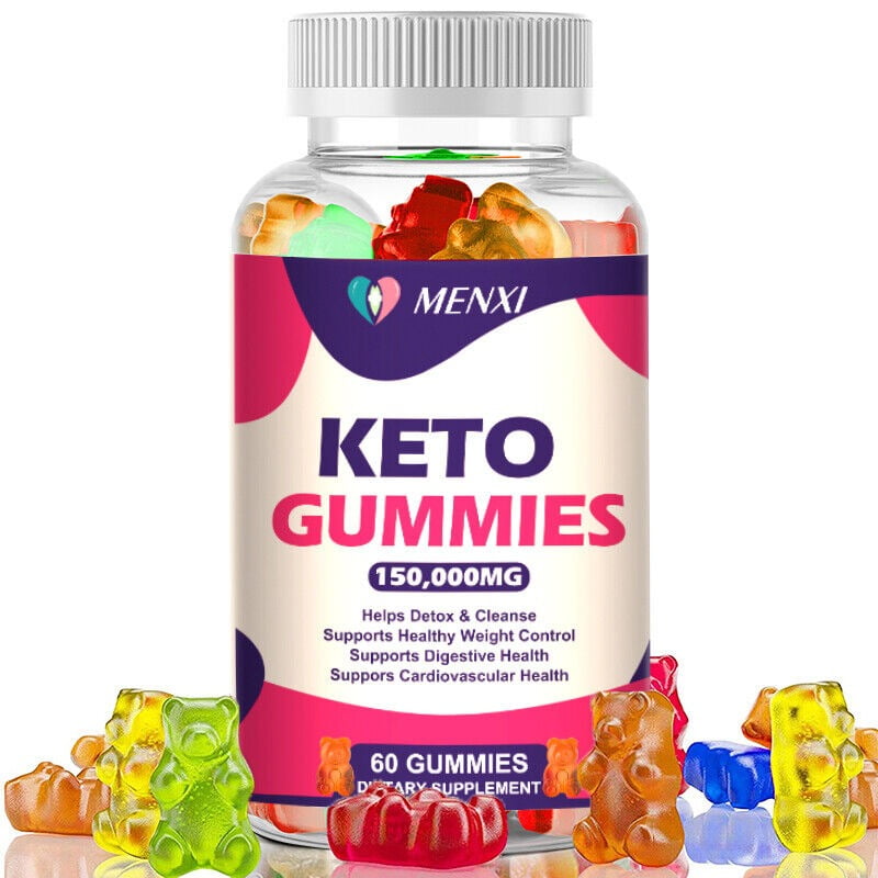 60 Keto Gummies Gummy Bears for ACV Weight Loss, Fat Burner, Burning
