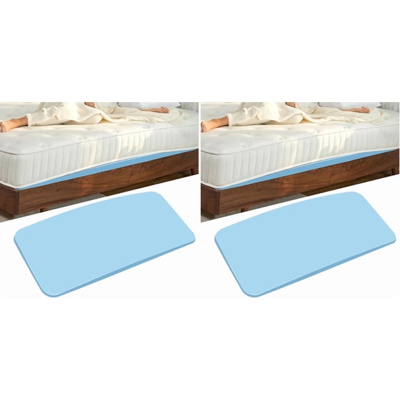 60" L High Density Sagging Mattress Support, 2" Thick Foam Bed Boards for Under Mattress Corrector, Firm Pad to Fix Sinking Bed, Ideal for Sags Deeper 1"-2", (60"x24"x2") (Pack of 2)