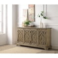 thumbnail image 1 of 60"L X 15"W X 32"H Console Table in Antique Gray Finish, 1 of 4