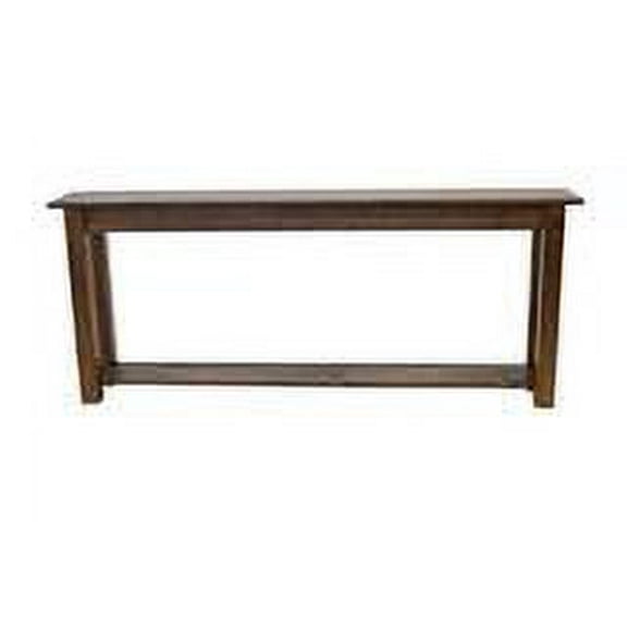60" LANCASTER SOFA TABLE WITH SHELF