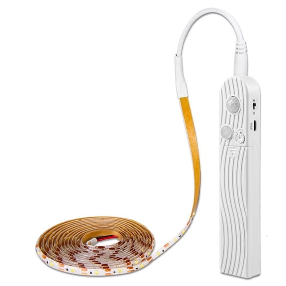 60 LEDs/m LED Strips Light Motion Sensors Tape Lights Home Decoration String Lamp Counter Cabinet Light Warm Light