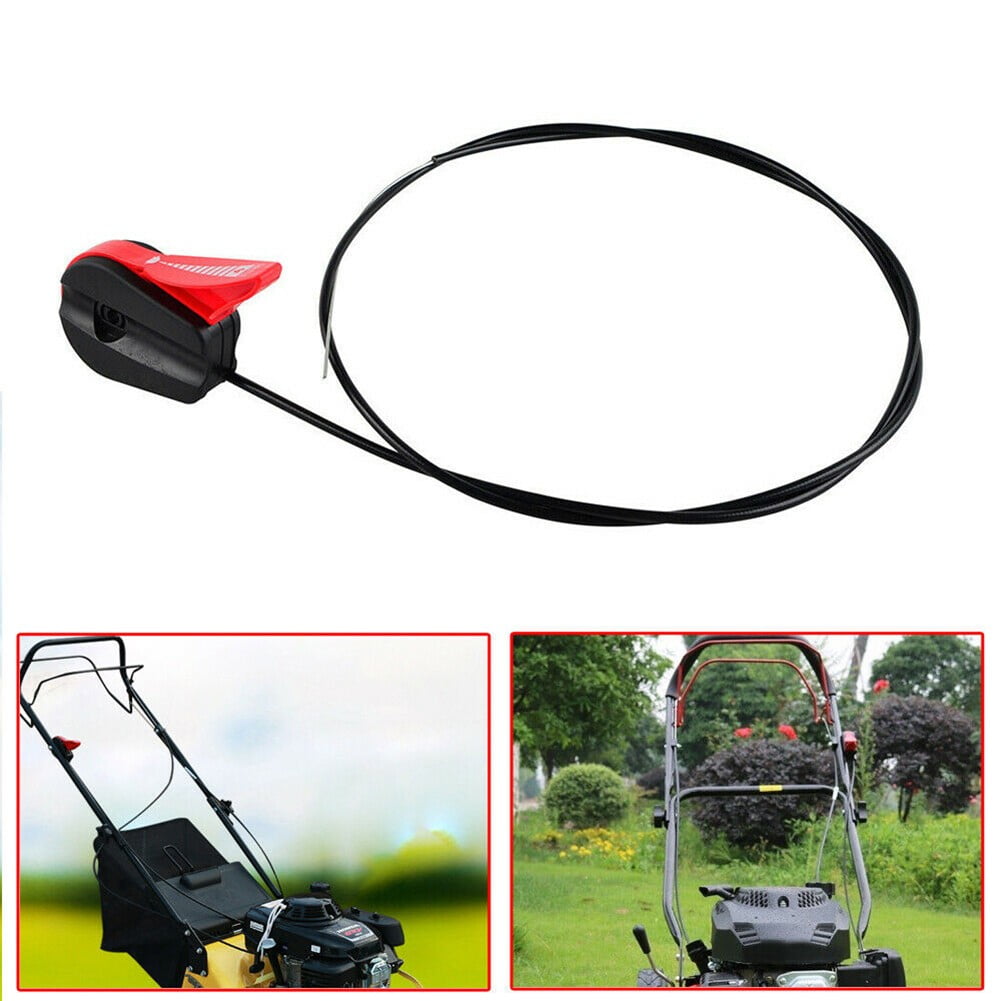 60 Lawn Mower Throttle Cable Universal Kit with Control Switch Lever Handle for Lawnmowers Cable Repair Kit