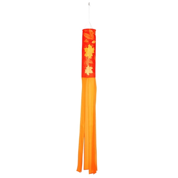 60" Leaf Design Column Windsock - Blows
